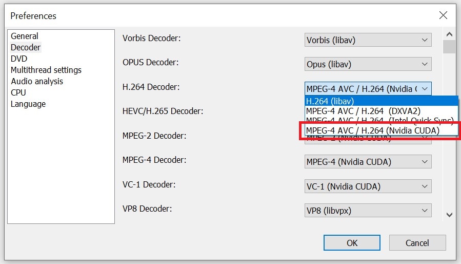 CUDA / GPU-Beschleunigten  H.264/AVC-Decoder