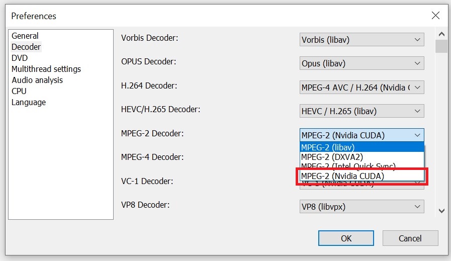 CUDA / GPU-Beschleunigten MPEG-2-Decoder