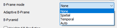 H.264 B-Frame mode