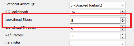H.265: Lookahead Slices