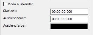 Video ausblenden