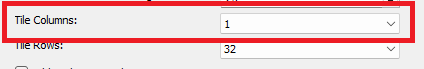 SVT AV1: Tile Columns setting