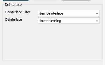 Deinterlace Filter