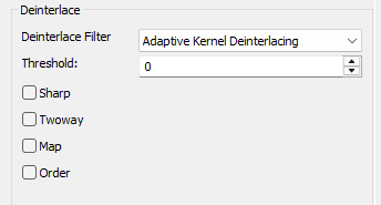 Adaptive Kernel Deinterlacing